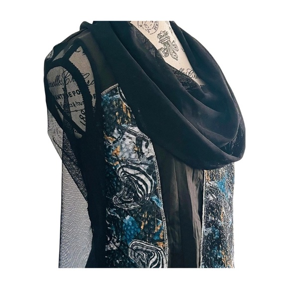 Terra Nostra Mesh & Velvet Patchwork Top – Whimsigoth Dream | US M - Picture 2 of 4